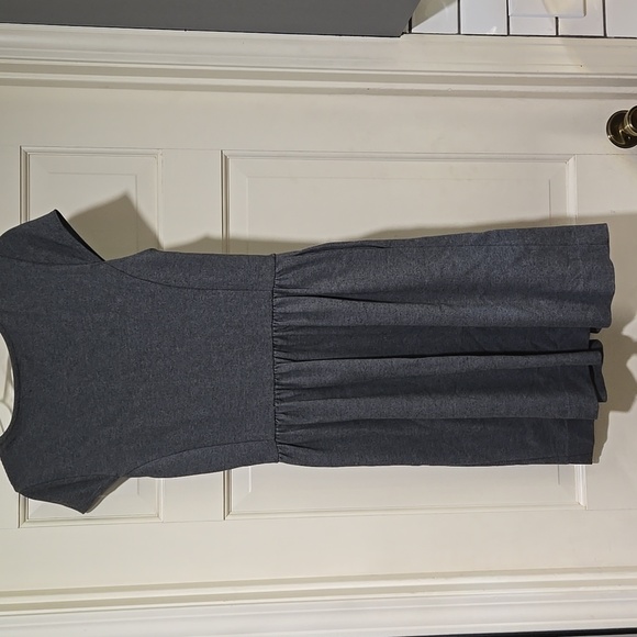 Madewell Gray Ponte Screenplay Dress - Picture 5 of 5